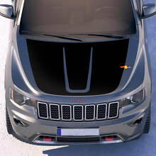 Vinilo adhesivo para capó con gráficos en negro para Jeep Grand Cherokee Trackhawk_3