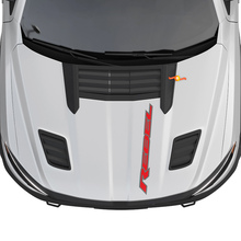 Dodge Ram 1500 Rebel Hood Logo Vinilo Calcomanía Etiqueta Gráfica 2 Colores
 2