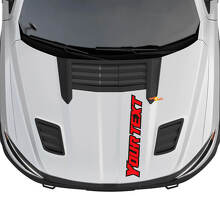Vinilo adhesivo con letras de contorno personalizado para capó Dodge Ram 1500_5