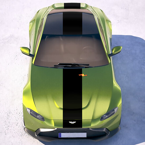 Calcomanías de vinilo Body Stripes Aston Martin Vantage
