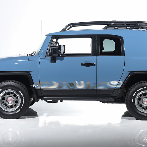 Toyota FJ Cruiser Tribal Side Door Stripes Calcomanías Pegatinas Gráficos - Kit de vinilo personalizado
