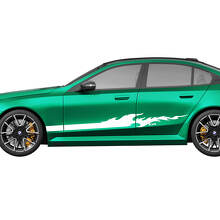 Kit de calcomanías Side Stripes Flame Racing para BMW Serie 5 G60 M5 G90 - SupDec Graphix Vinilos Adhesivos
 3