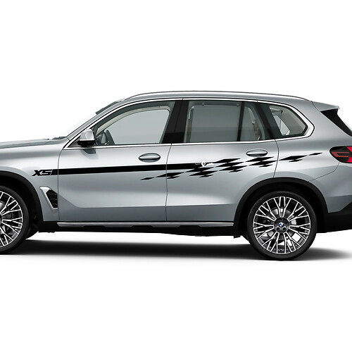 Kit de pegatinas de rayas a cuadros Accent Racing para BMW X5 G05
