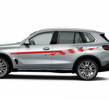 Kit de pegatinas de rayas a cuadros Accent Racing para BMW X5 G05
 2