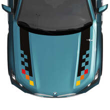 Calcomanía de Rayas a Cuadros para Capó BMW X5 G05 - Vinilo M Performance 2 2