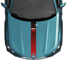 BMW X5 G05 Hood Central Degradado Raya Calcomanía Vinilo Etiqueta 2
 3