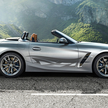 Etiqueta engomada del vinilo de las rayas tribales de la puerta lateral BMW Z4
 3