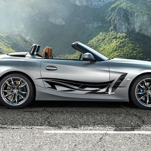 Etiqueta engomada del vinilo de las rayas tribales de la puerta lateral BMW Z4
 5