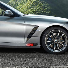 Calcomanía adhesiva de vinilo para faldón lateral estilo M para BMW Z4_4
