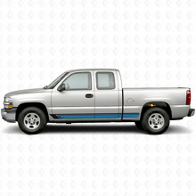 Bandas Vintage de Vinilo para Puerta y Panel del Umbral para Chevrolet Silverado 1500 GMT800 1999-2007_2