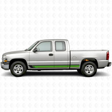 Bandas Vintage de Vinilo para Puerta y Panel del Umbral para Chevrolet Silverado 1500 GMT800 1999-2007_3