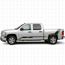 Franjas de vinilo Rising Accent para puertas y laterales de caja para Chevrolet Silverado 1500 GMT900 2007-2013_4