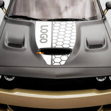 Capó Dodge Hemi Challenger o Charger Hemi Vinilo Calcomanía de Carreras
_3