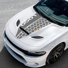 Capó Dodge Hemi Challenger o Charger Hemi Vinilo Calcomanía de Carreras
_4