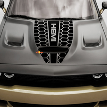 Hood Dodge Hemi Honeycomb Challenger o Charger Hemi Vinilo Racing Calcomanía Pegatina
 2