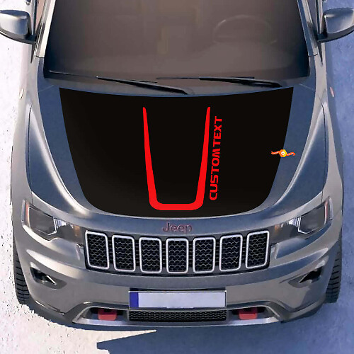 Calcomanía de vinilo para capó Trailhawk para Jeep Cherokee Trailhawk