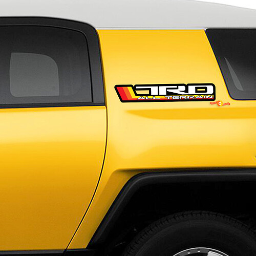 Gráficos de pegatinas laterales de rayas retro vintage - aptos para Toyota FJ Cruiser 3

