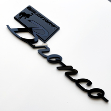 Insignias de guardabarros Bronco Wildtrak, emblema de portón trasero, insignia 3D, negro vs gris
 4