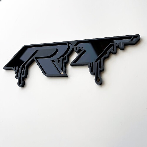 Emblema tridimensional Blood Drip R/T para aleta y portón de Dodge