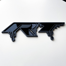 Dodge RT con sangre Insignias de guardabarros Emblema de puerta trasera Insignia 3D
 3