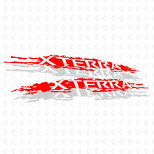 Bed Side Splash Grunge desgastado Nissan Xterra Graphics Vinilo Pegatinas Calcomanías
 2