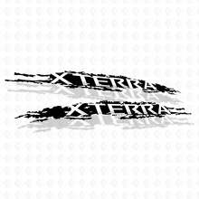 Kit de calcomanías de vinilo para el lateral con letras desgastadas Xterra para Nissan Xterra_3