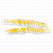 Bed Side Splash Grunge desgastado Nissan Xterra Graphics Vinilo Pegatinas Calcomanías
 4