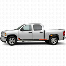 Tiras de Vinilo para Puertas y Paneles Laterales de Línea de Carreras para Chevrolet Silverado 1500 GMT900 2007-2013_2