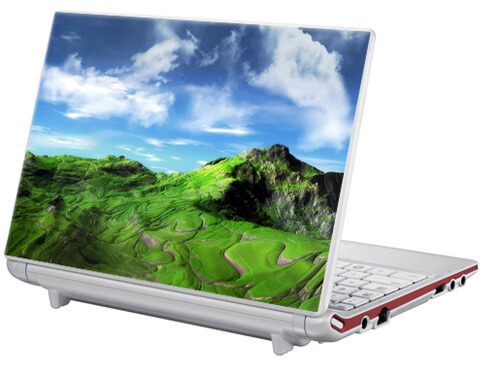 Calcomanía Laptop Wrap Mountains Nature