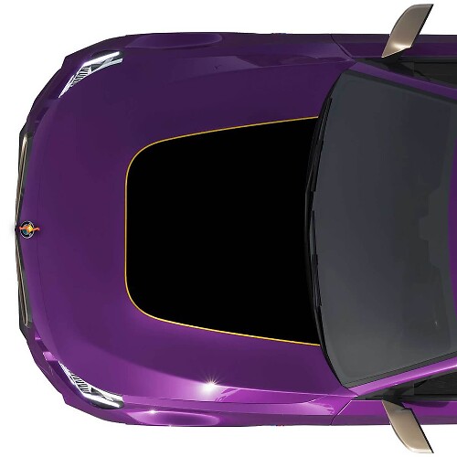 BMW M240 G42 Hood M Performance Outline Calcomanía de vinilo 2
