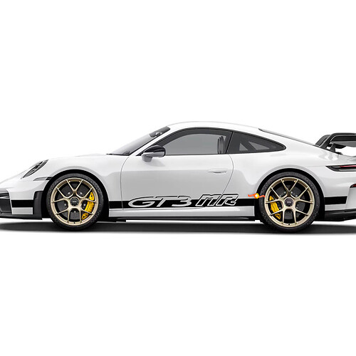 Porsche 911 - 991 Gt3 RS GT3 MR Kit de rayas laterales Adhesivo adhesivo
