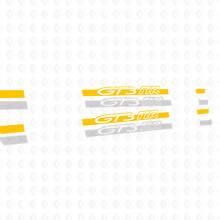 Kit de calcomanías de vinilo con franjas laterales estilo GT3 MR para Porsche 911 991 GT3 RS_2