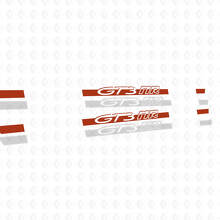 Kit de calcomanías de vinilo con franjas laterales estilo GT3 MR para Porsche 911 991 GT3 RS_4