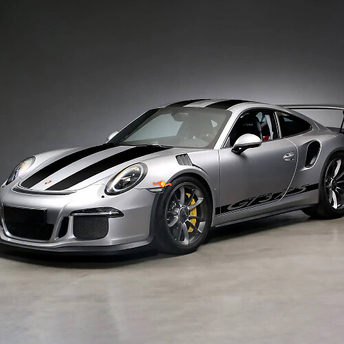 Kit de vinilos de franjas completas estilo GT3 RS para Porsche 911 GT3 RS