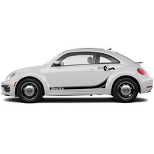 Volkswagen Beetle Puertas laterales Panel basculante Vinilo Rayas Calcomanías Pegatinas 6
 3