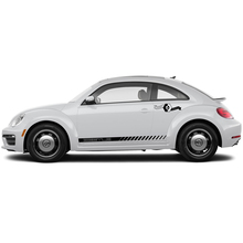 Volkswagen Beetle Puertas laterales Panel basculante Vinilo Rayas Calcomanías Pegatinas 7
 4