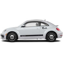 Kit de vinilo adhesivo personalizado para las franjas laterales del Volkswagen Beetle_2