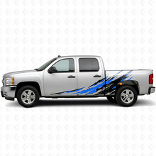 Vinilos Rayas Desgastadas para Puerta y Lateral de Caja para Chevrolet Silverado 1500 GMT900 2007-2013_3