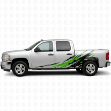 Vinilos Rayas Desgastadas para Puerta y Lateral de Caja para Chevrolet Silverado 1500 GMT900 2007-2013_4