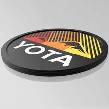 Emblema de la insignia del guardabarros de las montañas Yota Toyota Heritage Stripes
 3