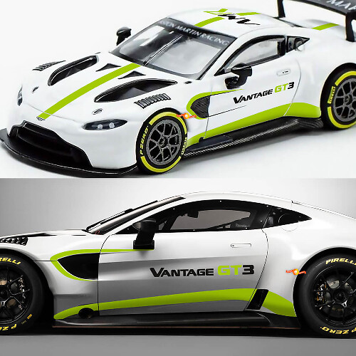 Vinilo Adhesivo de Logo Vantage y Juego Completo de Rayas para Aston Martin Vantage GT3