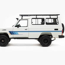 Kit de calcomanías de rayas clásicas laterales retro para Toyota Land Cruiser serie J75
 2