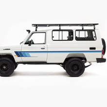 Kit de calcomanías de rayas clásicas del lado retro para la serie Toyota Land Cruiser J75
 2