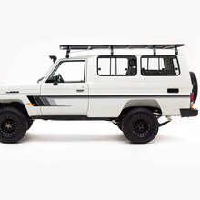 Kit de calcomanías de rayas clásicas del lado retro para la serie Toyota Land Cruiser J75
 3