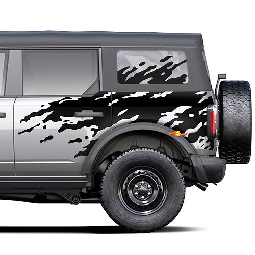 Pegatinas laterales de salpicaduras de barro para Ford Bronco
