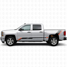 Tiras de Vinilo Elevated Accent para Puertas y Laterales para Chevrolet Silverado 1500 K2XX 2014-2019_2