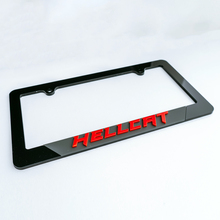 Hellcat - Cubiertas para matrícula de vehículo, marcos de decoración para vehículos aptos para Dodge Hellcat
 2