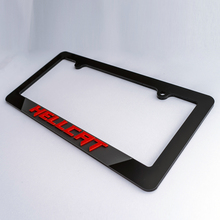 Hellcat - Cubiertas para matrícula de vehículo, marcos de decoración para vehículos aptos para Dodge Hellcat
 3