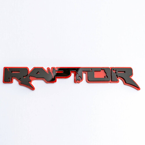 Insignia Raptor 3D Guardabarros Insignias Portón Trasero Emblema