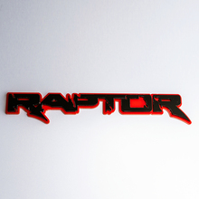 Emblema de insignias de portón trasero de guardabarros con insignia 3D de Raptor para camiones Raptor
 2